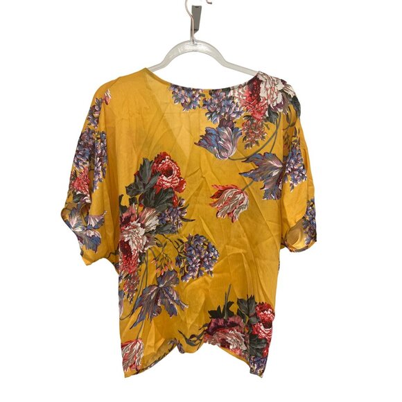 Umgee Floral Reversible Blouse - Picture 4 of 4